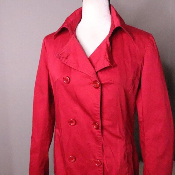 MaxMara | Red Trenchcoat XL - Picture 3 of 5